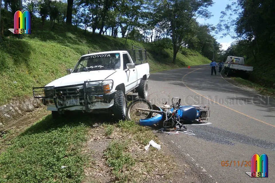 Así quedaron los vehículos tras el accidente. Foto Cortesía