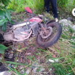 Accidente en moto